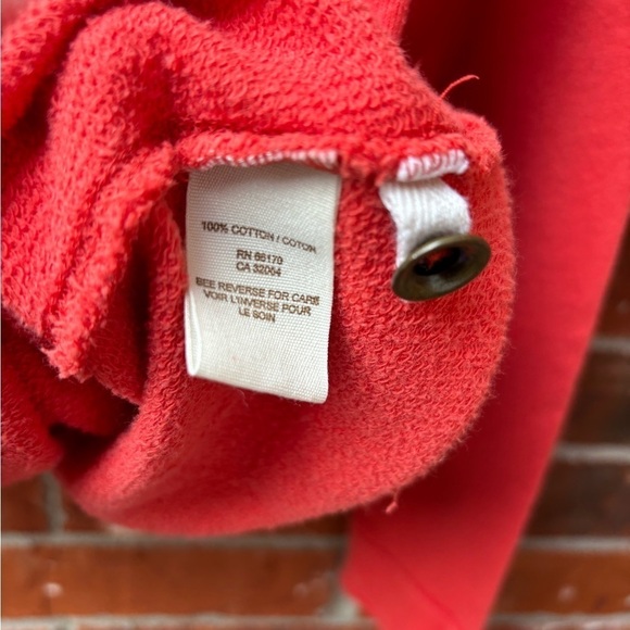 We The Free Womens Medium Orange Cascading Waterfall Cinched Back Cardigan - Picture 6 of 9